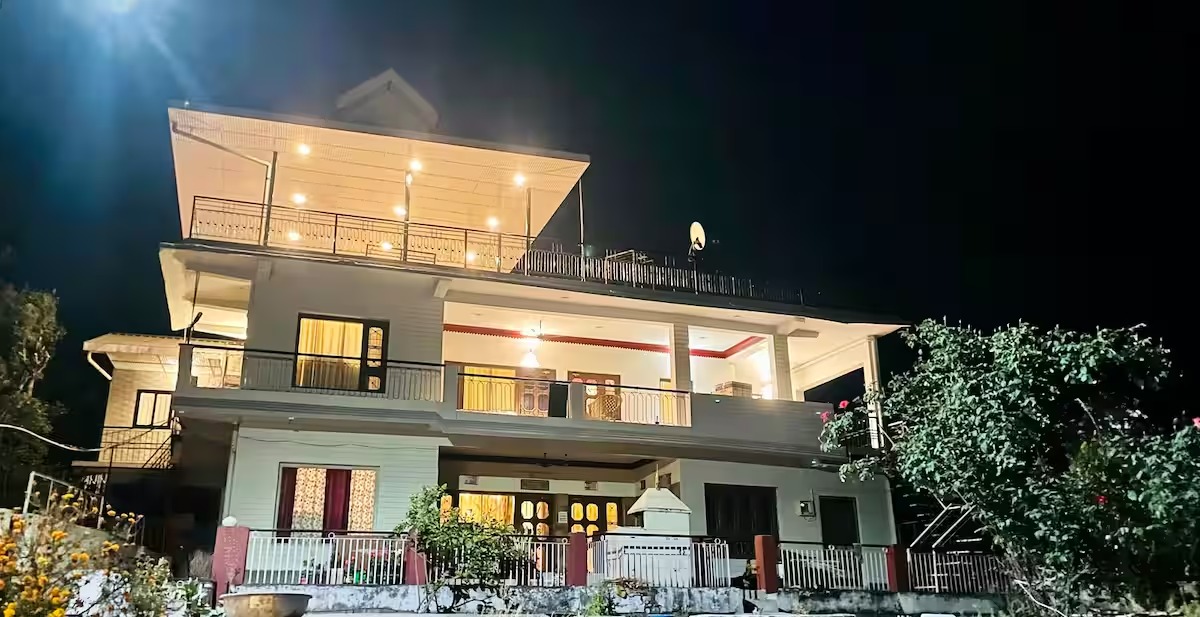 Himalayan Valley Homestead at night